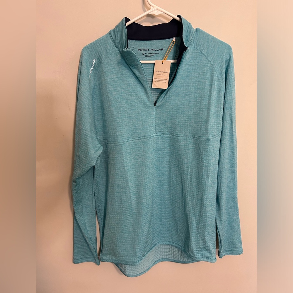 NWT - Peter Millar crown sport quarter zip - M